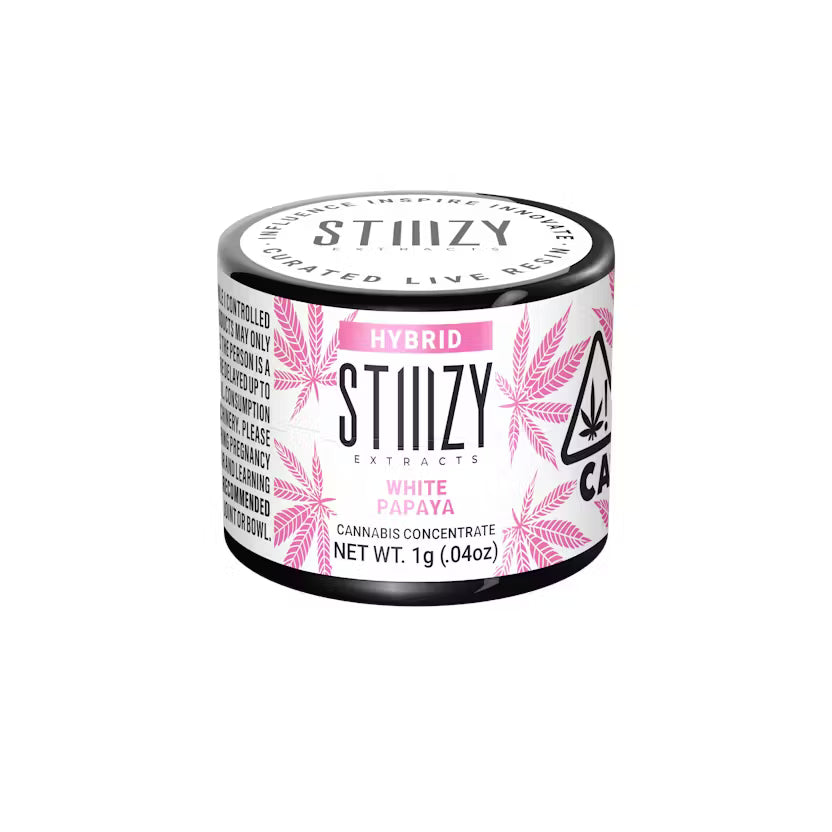 STIIIZY - WHITE PAPAYA ( Hybrid ) Live Resin - 1G - Concentrate