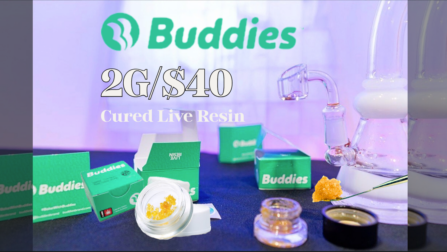 Buddies Cured Live Resin - 2G for $40