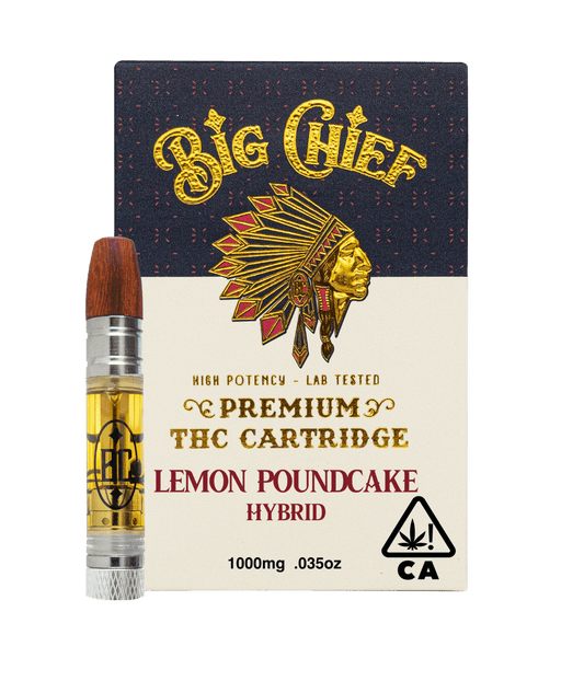 Big Chief - Big Chief THC Cartridge 1G - Lemon Pound Cake