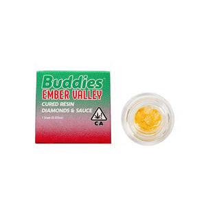 Buddies x Ember Valley [Cured Resin , Diamonds & Sauce ] *POINT BREAK 1G [ SATIVA ]