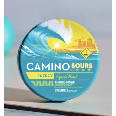 Camino Sours 'Energy' Tropical Burst Gummies 200MG THC/100MG THCv