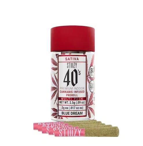STIIIZY Pre-Roll Blue Dream 40's 5pk 2.5G