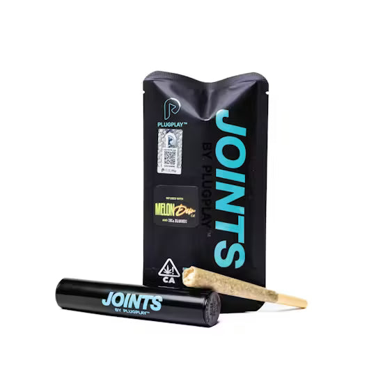 1G Infused Preroll - JOINTS by PLUGplay - [ Strawberry / Melon Dew ]