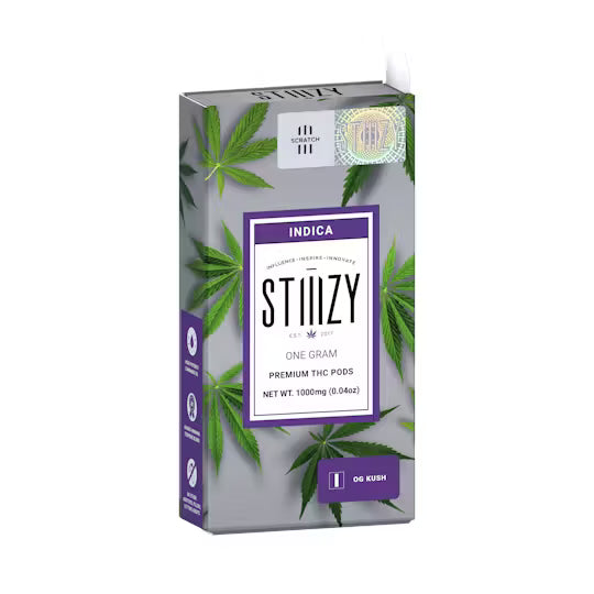 STIIIZY - Vape Cartridge - OG KUSH 1G Original THC Pod - STIIIZY