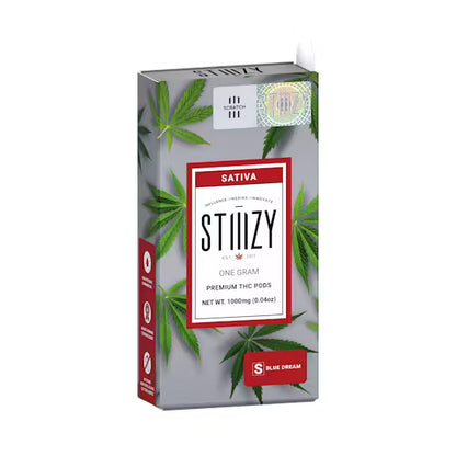 STIIIZY - Vape Cartridge - BLUE DREAM 1G Original THC Pod - STIIIZY