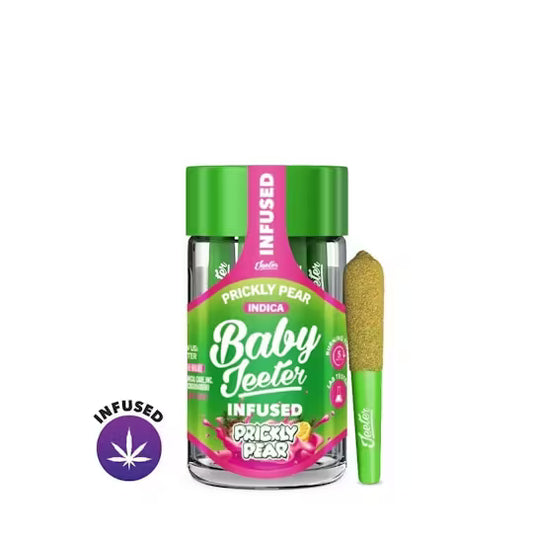 Baby Jeeter - Prickly Pear 5 Pack Infused with THCa Diamonds and Kief