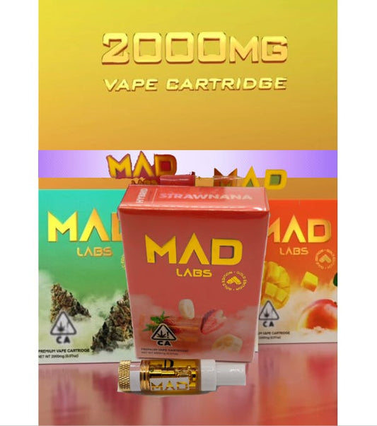 MAD LABS * 2G CARTRIDGE (SATIVA Hybrid) 510* Thread