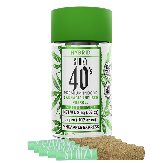 STIIIZY Pre-roll Pineapple Express 40's 5pk - 2.5G