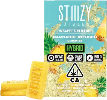 PINEAPPLE PARADISE - Gummies 100mg THC Edibles