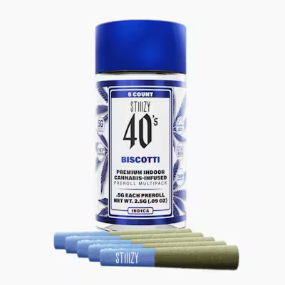 STIIIZY Pre-Roll Biscotti 40's 5pk - 2.5G