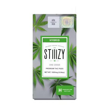 STIIIZY - Vape Cartridge - GRANDADDY PURP 1G Original THC Pod - STIIIZY