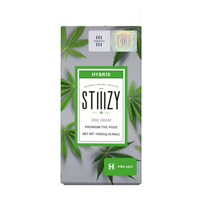 STIIIZY - Vape Cartridge - PINK ACAI 1G Original THC Pod - STIIIZY