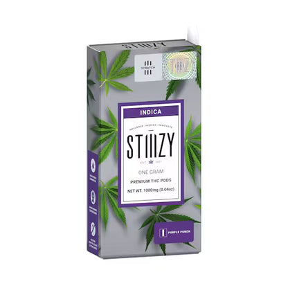 STIIIZY - Vape Cartridge - PURPLE PUNCH 1G Original THC Pod - STIIIZY