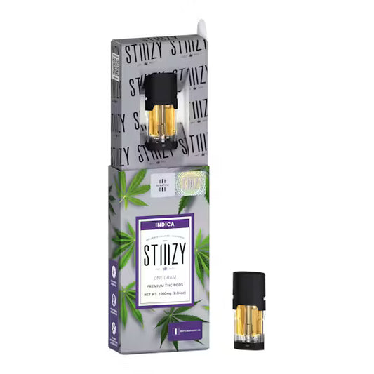 STIIIZY - Vape Cartridge - WHITE RASPBERRY 1G Original THC Pod - STIIIZY