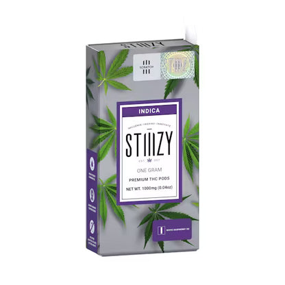 STIIIZY - Vape Cartridge - WHITE RASPBERRY 1G Original THC Pod - STIIIZY