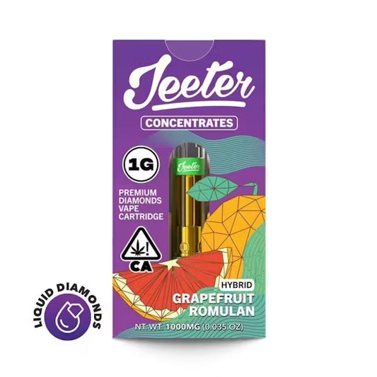 Jeeter Jeeter Juice Liquid Diamonds Vape Cartridge - Grapefruit Romulan ( Hybrid )