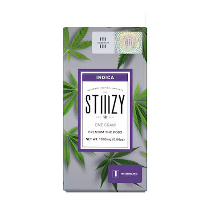 STIIIZY - Vape Cartridge - WATERMELON Z 1G Original THC Pod
