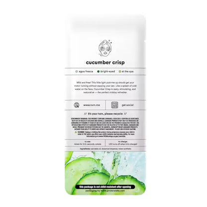 turn 2.0g AIO | cucumber crisp | Hybrid | Disposable | botanica blends | up |